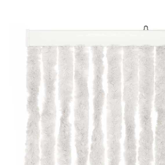 Livn deurgordijn Chenille grijs 90x220cm
