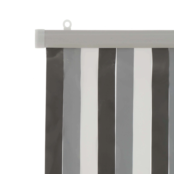 Livn deurgordijn Stripes grijs 100x230cm