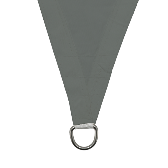 Schaduwdoek Como polyester 3x2.5x2.5m driehoek antraciet