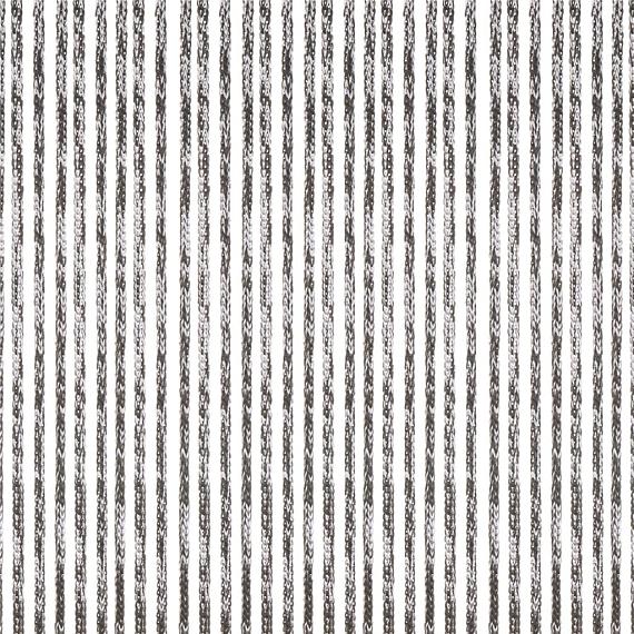 Deurgordijn Cord alu rail zwart/grijs 230x100cm 