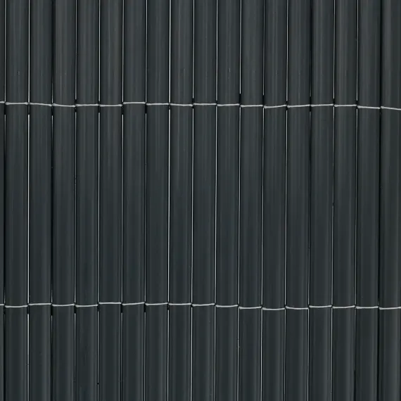 Tuinscherm PVC antraciet 180x300 cm